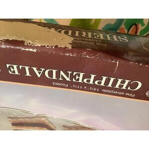 Sheridan Chippendale Fine Silverplate Tray - 14.5 x 11.5 inches